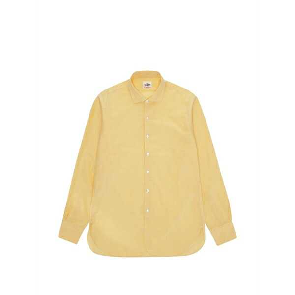 フォルテラ メンズ シャツ トップス Jack point-collar shirt Yellow|asty