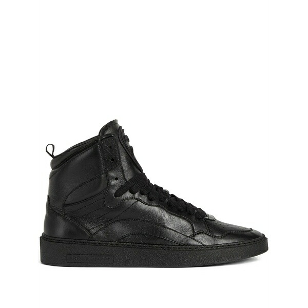 ディースクエアード メンズ スニーカー シューズ Leather sneakers Black｜asty