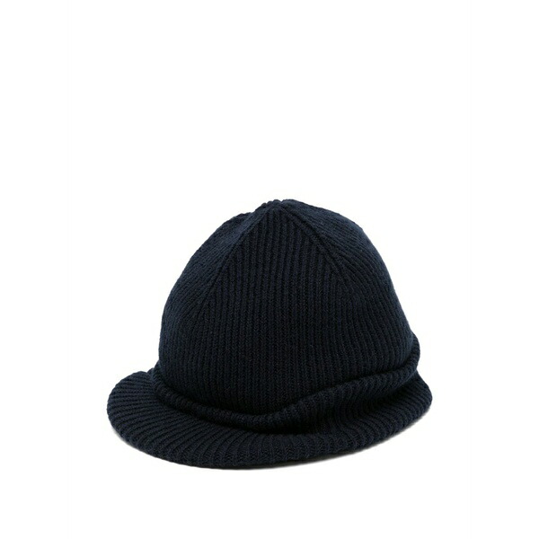 インヴェルニ メンズ 帽子 アクセサリー Cashmere beanie Blue｜asty