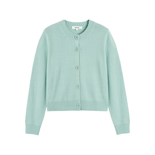 チンティアンドパーカー レディース ジレー アウター Crew-neck cardigan Green