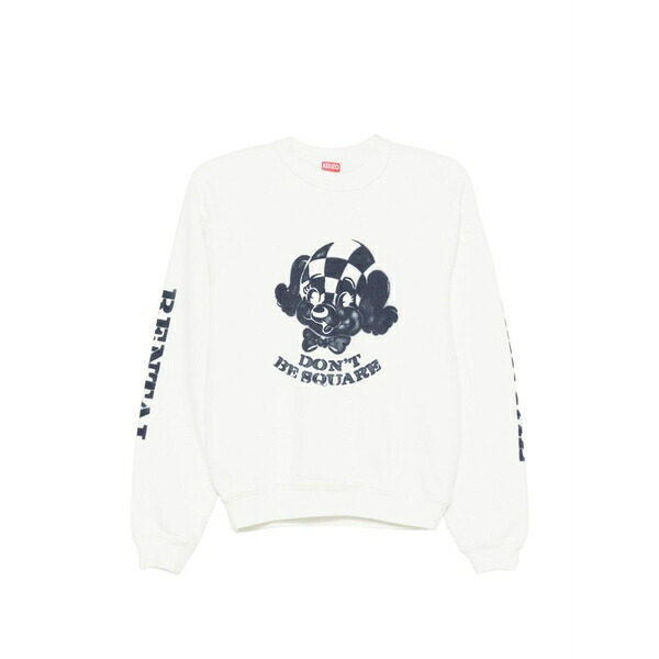 ケンゾー レディース 編み物\u0026スウェーター アウター Graphic sweatshirt White