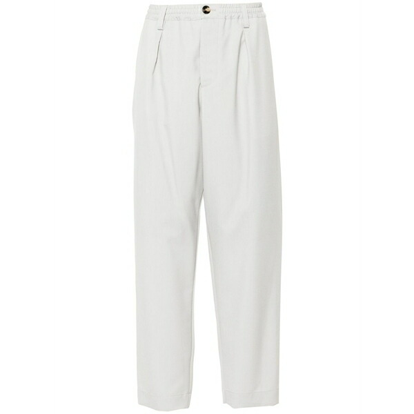マルニ メンズ カジュアルパンツ ボトムス Wool tapered trousers Grey ズボン・パンツ-メンズファッション