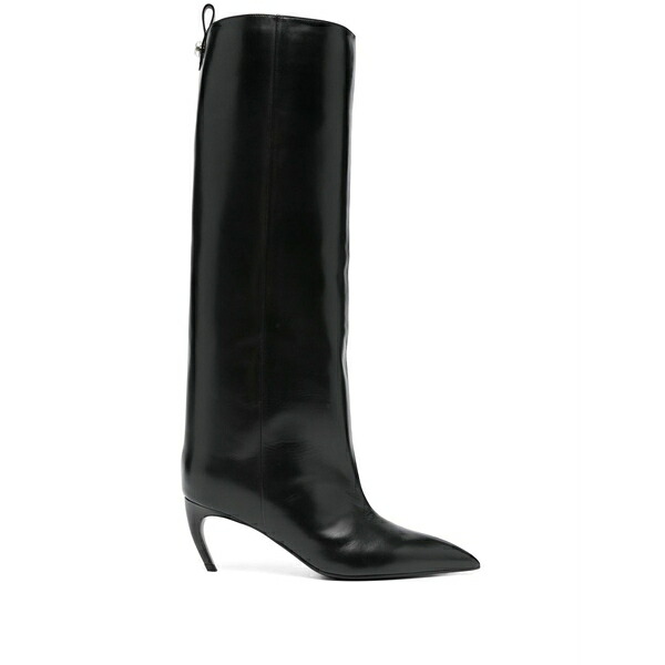 ジ アティコ レディース ブーツ シューズ 70mm lea boots Black|asty