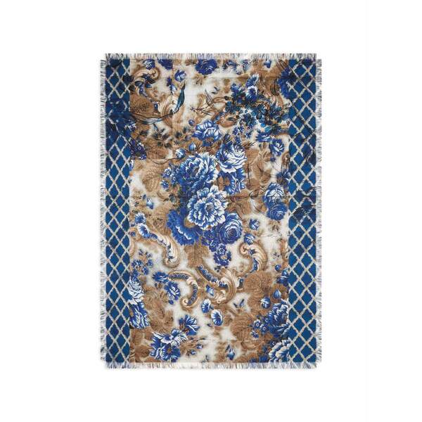 ピエール＝ルイ・マシア メンズ えり巻き・袈裟・えり巻き 付属物 Aloeuw floral geometric shawl Neutrals