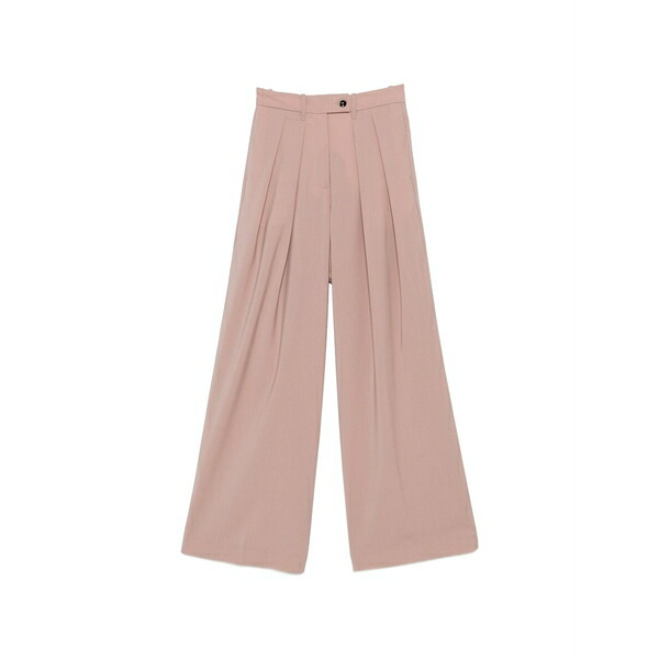 ナイン イン ザ モーニング レディース カジュアルパンツ ボトムス Pleated palazzo pants Pink|asty