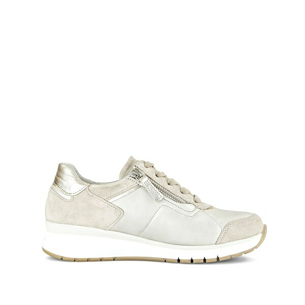 ガボール レディース スニーカー シューズ Metallic-finish suede sneakers Neutrals｜asty