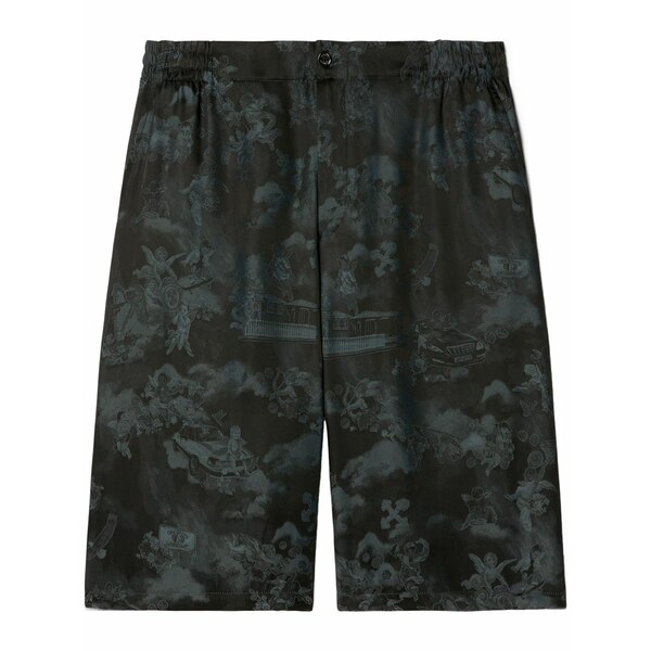 オフホワイト メンズ カジュアルパンツ ボトムス Fresco shorts Black|asty