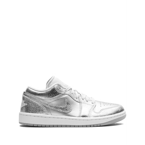ジョーダン レディース スニーカー シューズ Air jordan 1 low se "metallic silver" sneakers Silver|asty