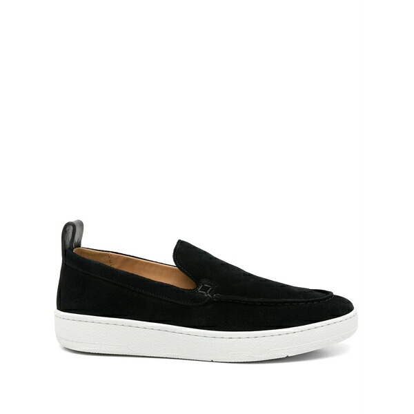 ランバン メンズ スニーカー シューズ Cruiser loafers Black
