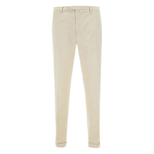 ブリ後ろ側 1949 メンズ 心地よいズボン下 ボトムス Bg03 straight-leg trousers Neutrals ズボン・パンツ-メンズファッション