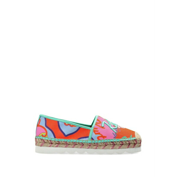 カートジェイガーロンドン レディース サンダル シューズ Kurt cleated printed espadrille Orange|asty