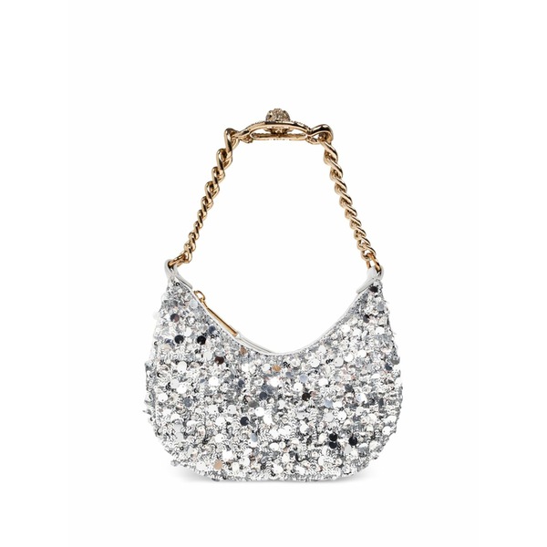 カートジェイガーロンドン レディース ショルダーバッグ バッグ Small chelsea sequin chain-strap shoulder bag Silver|asty
