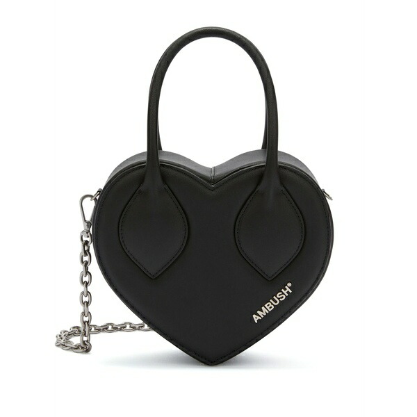 アンブッシュ メンズ ショルダーバッグ 御徒面子 Heart-shaped shoulder bag Black