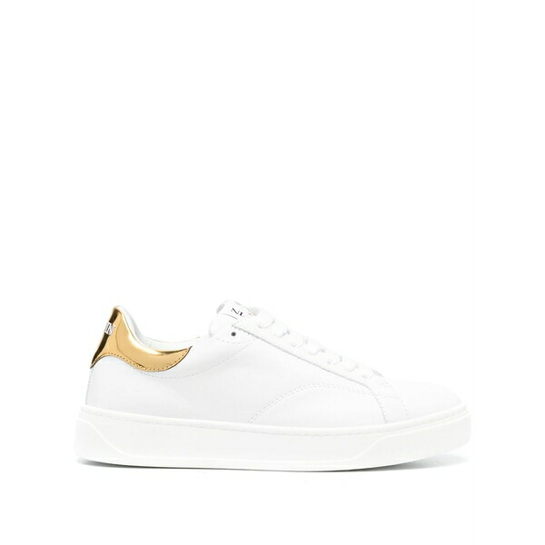 ランバン レディース スニーカー シューズ Ddb0 leather sneakers White 靴-スニーカー