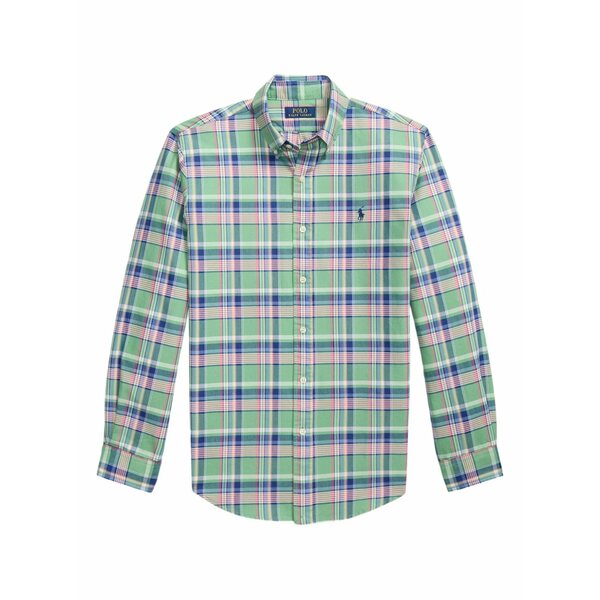 ラルフローレン メンズ シャツ トップス Plaid-pattern cotton shirt Green｜asty 50,280円