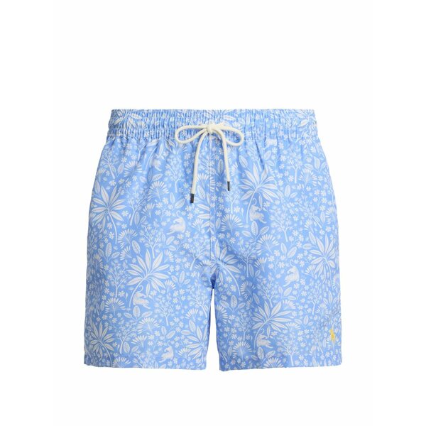 ラルフローレン メンズ 心地好いズボン下 ボトムス Floral swim shorts Blue