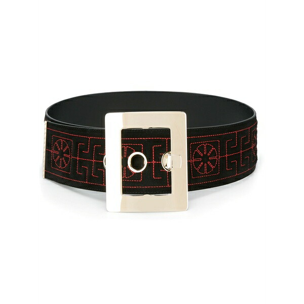 ヴェルサーチ レディース 三尺帯 添え物 \u0027#greek\u0027 velvet belt Black