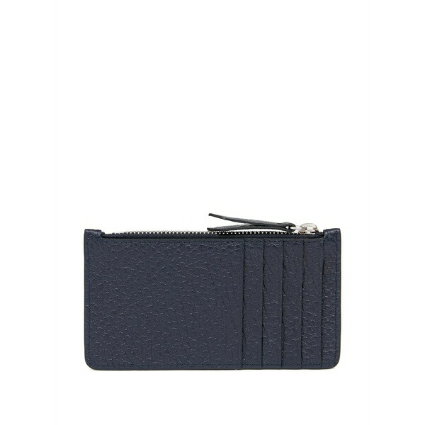 マルタンマルジェラ メンズ 紙入れ 付属品 Leather cardholder Blue