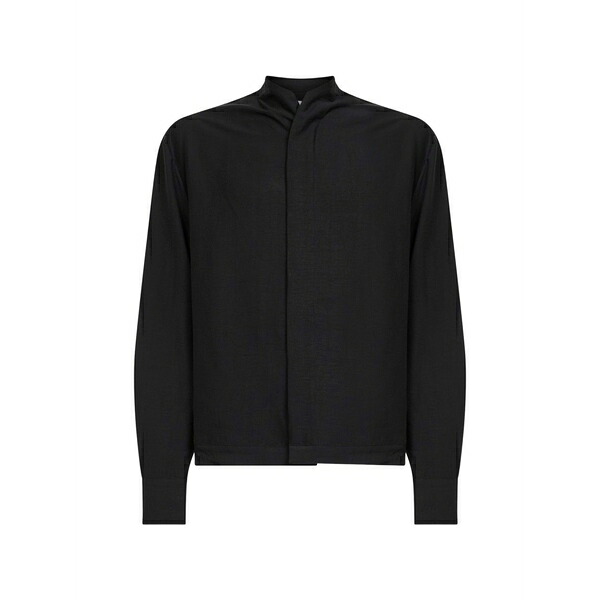 コスチュームメイン メンズ ジャケット＆ブルゾン アウター Buttoned shirt jacket Black｜asty