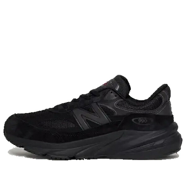 New Balance ニュー平衡にする メンズ スニーカー  【New Balance 990v6 Made インチ USA \u0027Triple Black\u0027 U990BB6】  大いさ US_M_4.5 スニーカー-靴-メンズ靴