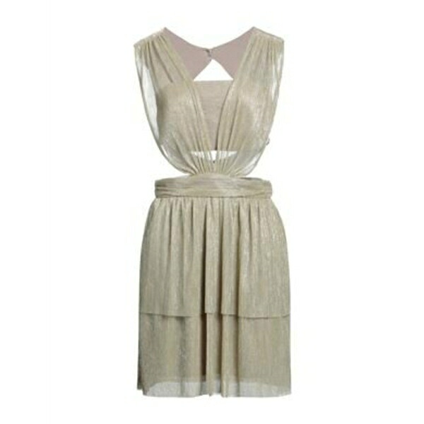 【送料無料】 ハニタ レディース ワンピース トップス Mini dresses Metallic