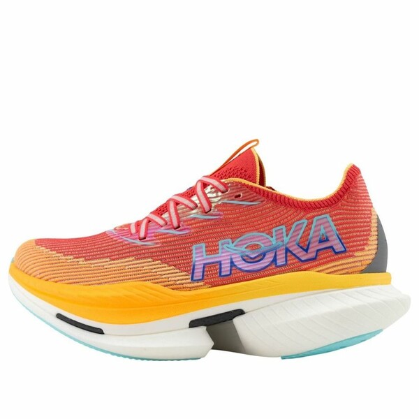 HOKA ONE ONE ホカオネオネ メンズ スニーカー  【HOKA ONE ONE Cielo X1 \u0027Cerise Solar Flare\u0027 1147910-CSSL】  大きさ US_6.5(24.5糎)