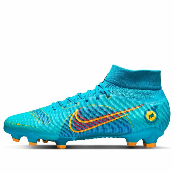 Nike ナイキ メンズ スニーカー  【Nike Mercurial Superfly 8 Pro FG \u0027Chlorine Blue Laser Orange\u0027 DJ2848-484】  大きさ US_6.5(24.5糎)