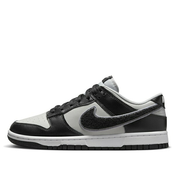 Nike ナイキ メンズ スニーカー  【Nike Dunk Low \u0027Chenille Swoosh - Black Grey Fog\u0027 DQ7683-001】  大きさ US_M_14