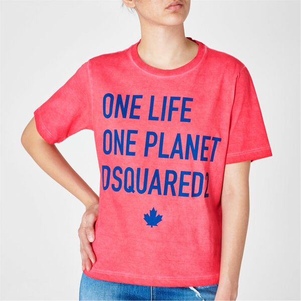 卓越 DSQUARED2 ONE LIFE PLANET ロンT starehegirlscentre.sc.ke