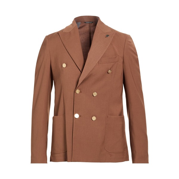 【貨物輸送無料】 ダニエレ アレッサンドリー二 メンズ 上衣＆上衣 アウター Blazers Brown