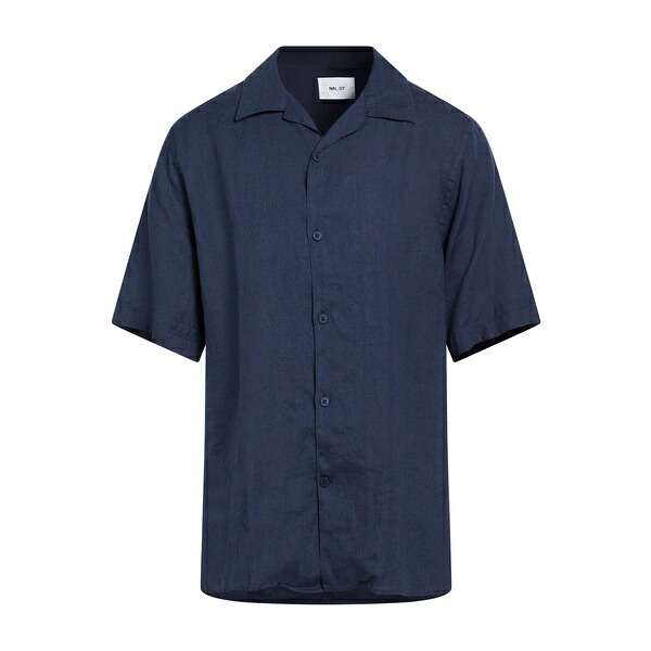 【送料無料】 エヌエヌ77 メンズ シャツ トップス Shirts Blue｜asty