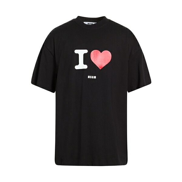 【送料無料】 エムエスジイエム メンズ Tシャツ トップス T-shirts Black