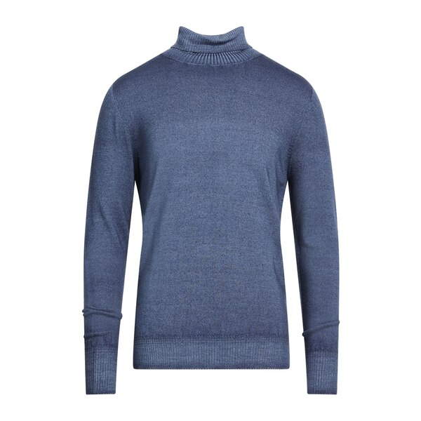 【貨物輸送無料】 エイチ953 メンズ 編み物\u0026プルオーバー アウター Turtlenecks Blue