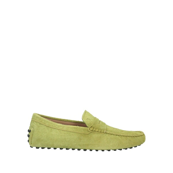 【送料無料】 トッズ メンズ スリッポン・ローファー シューズ Loafers Green 62,800円
