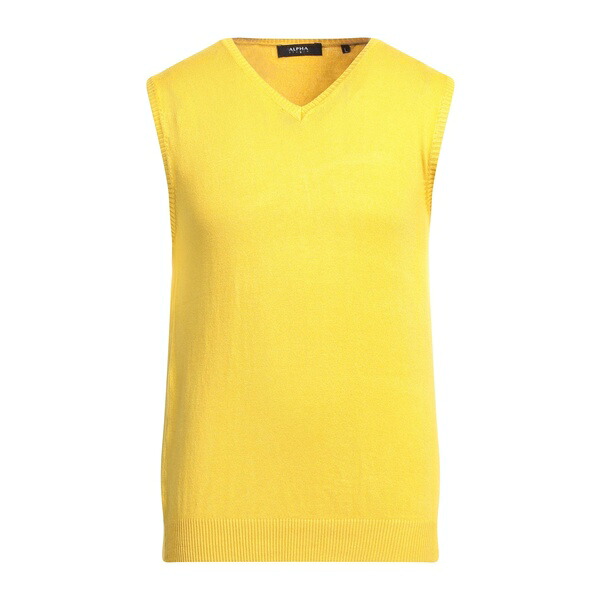 【送料無料】 アルファス テューディオ メンズ ニット&セーター アウター Sweaters Yellow