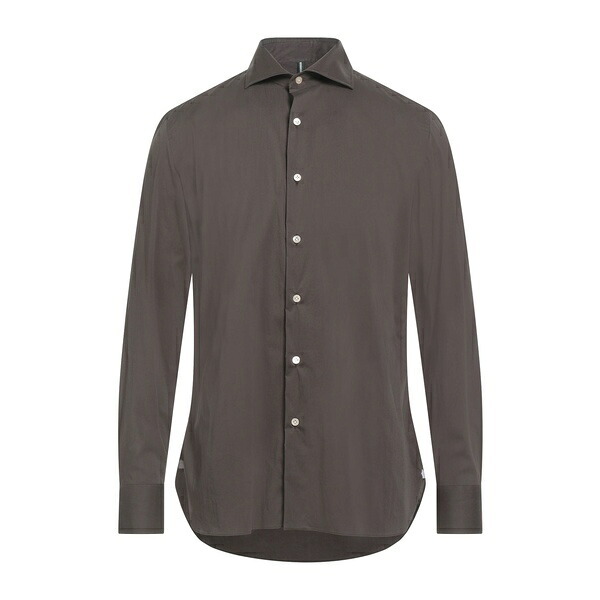 【送料無料】 ルイジ ボレッリ ナポリ メンズ シャツ トップス Shirts Grey