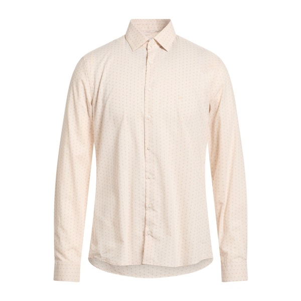 【送料無料】 カルバンクライン メンズ シャツ トップス Shirts Beige