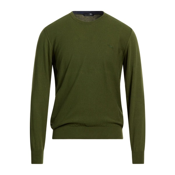 【貨物輸送無料】 ハーモント \u0026 知恵袋 メンズ 編み物\u0026プルオーバー アウター Sweaters Green