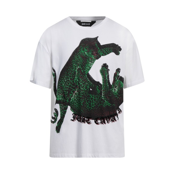 【送料無料】 ロベルトカヴァリ メンズ Tシャツ トップス T-shirts White
