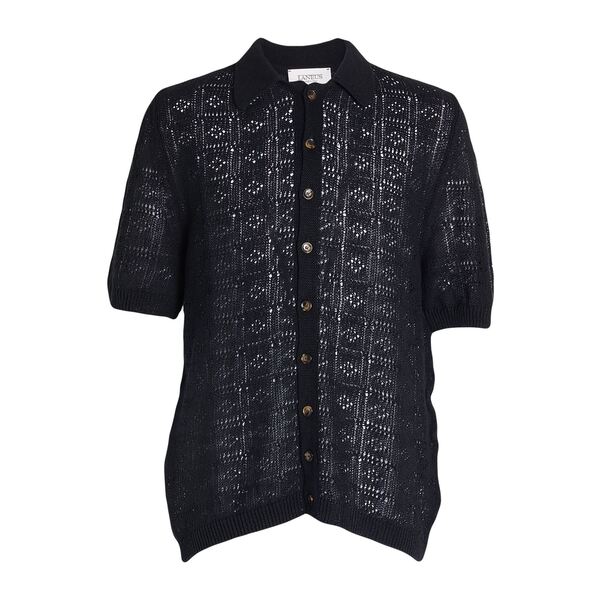 【送料無料】 ラネウス メンズ カーディガン アウター Cardigans Black