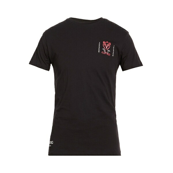 【送料無料】 アイスバーグ メンズ Tシャツ トップス T-shirts Black