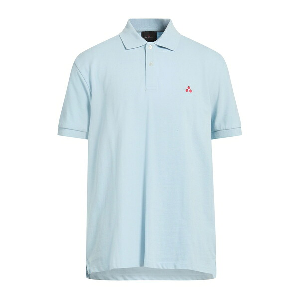 【送料無料】 ピューテリー メンズ Tシャツ トップス Polo shirts Azure