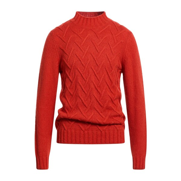 【貨物輸送無料】 フェランテ メンズ 編み物\u0026プルオーバー アウター Sweaters Orange