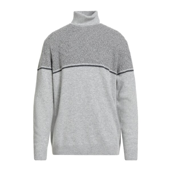 【送料無料】 バーバティー メンズ ニット&セーター アウター Turtlenecks Grey