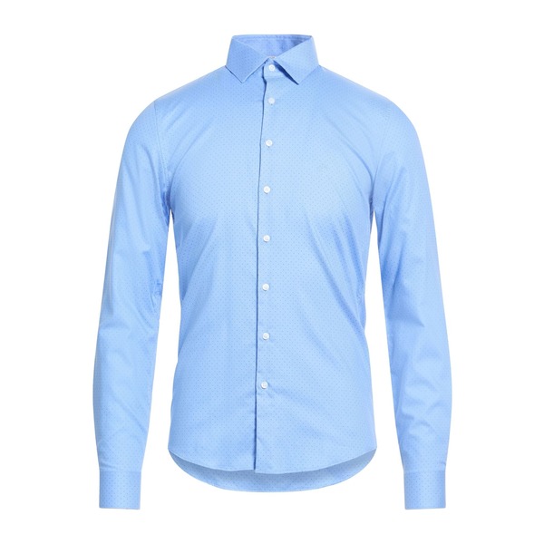 【送料無料】 カルバンクライン メンズ シャツ トップス Shirts Azure 16,436円