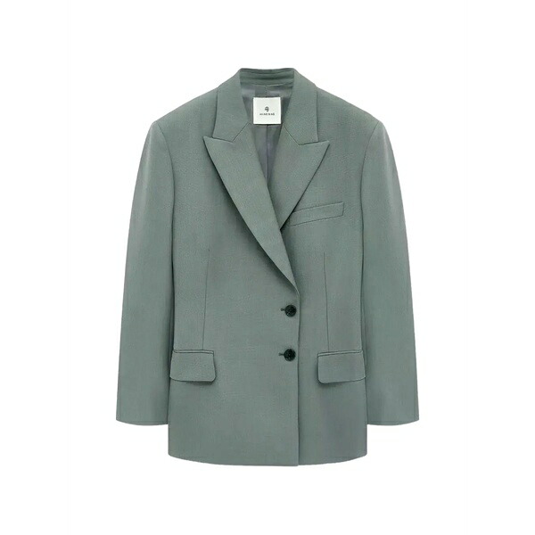 アニービン レディース 上衣＆上衣 アウター Aretha double-breasted blazer Green
