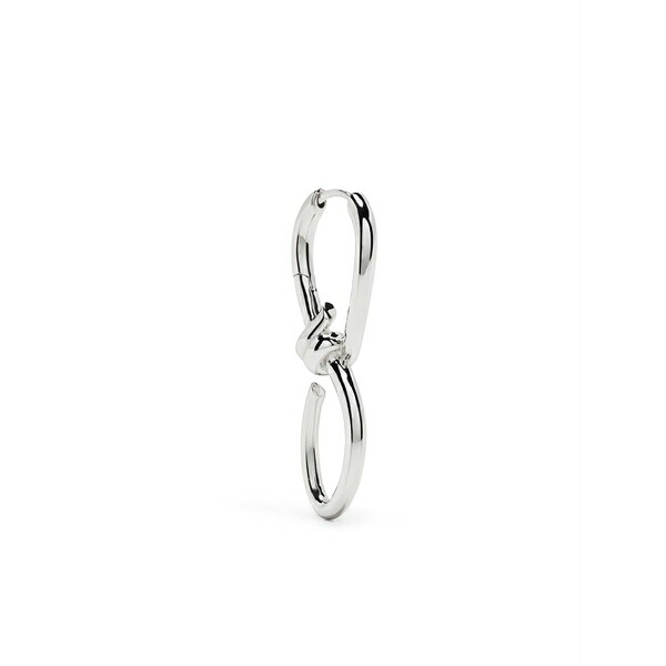 聖処女マリア 黒いこと メンズ ピアス・イヤリング 佩び物 Pirro twisted earring Silver