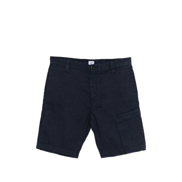 シーピーカンパニー メンズ 心地好いズボン下 ボトムス Button cargo shorts Blue