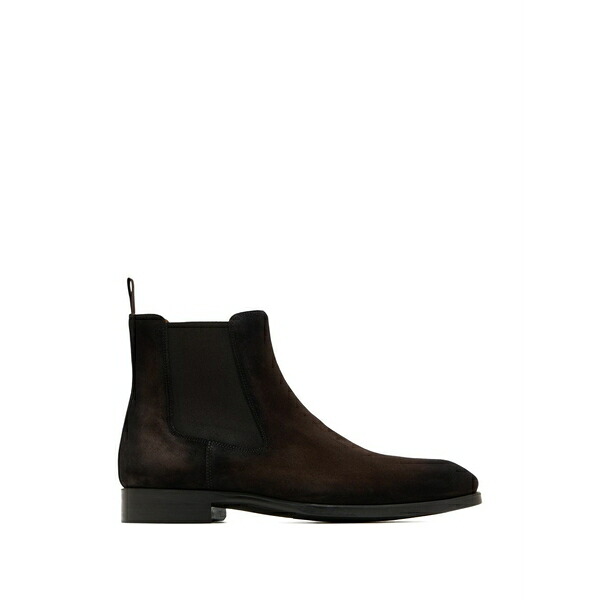 マグナーニ メンズ ブーツ シューズ Suede chelsea boots Brown