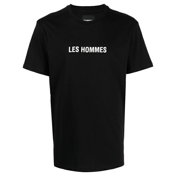 レゾム メンズ Tシャツ トップス Logo print t-shirt Black|asty